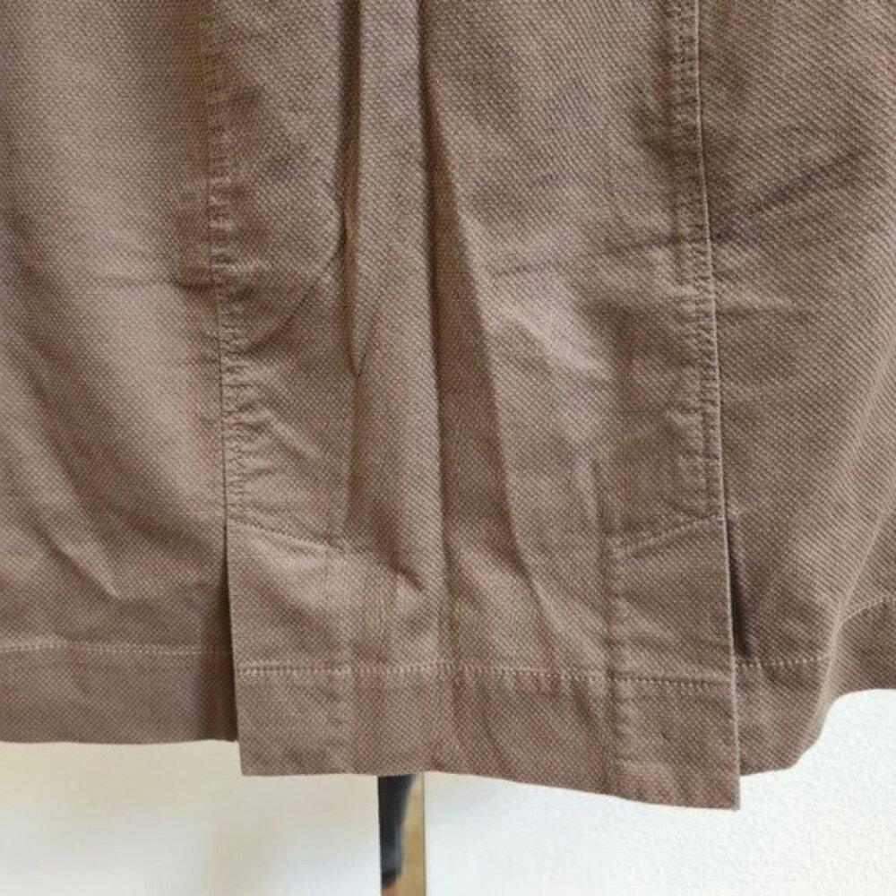 Ann Tylor Loft Brown Side Button Mini Skirt, size 4 - Picture 14 of 16